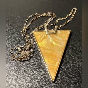 Triangular Pendant Necklace